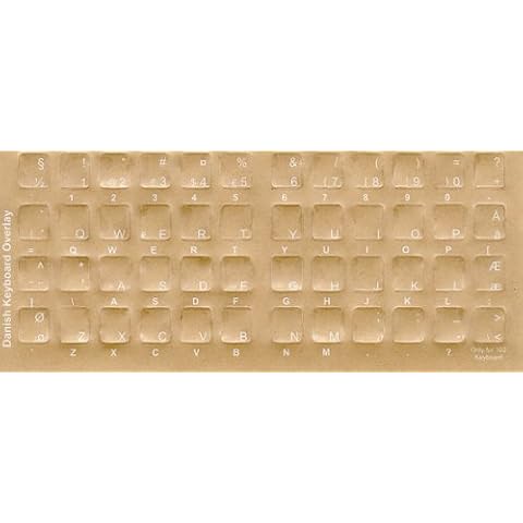 Aramedia Transparent Keyboard Stickers Cover