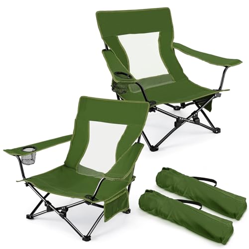 Joyfair Beach Camping Chair, Outdoor Folding Lawn Chair for