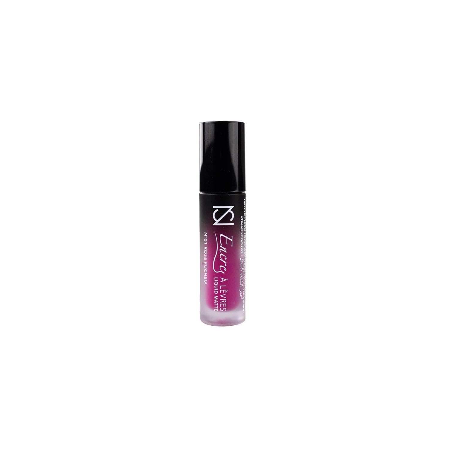 NS Encre à Lèvres Liquide Matte Rose Fuchsia n°01 - Flacon de 3,3 ml - Texture longue tenue et finition veloutée pour un maquillage des lèvres précis et intense - Lot de 3