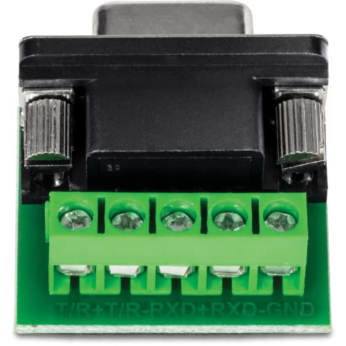 Image of TRENDnet RS232 to RS422 RS485 Converter Adapter (4- Pack), Serial Port Data Converter, Black, TI-S400