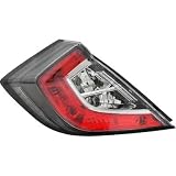 goingfast Fanale posteriore sinistro compatibile con Honda CIVIC X Schrägheck 2017-2021