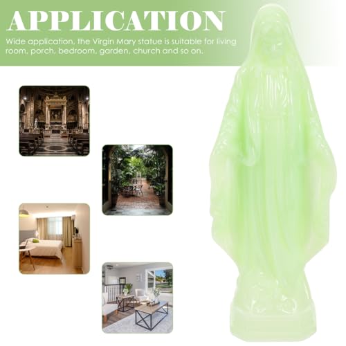 Estatua Virgen Católica 7 Pulgadas con Luz miniatura 7