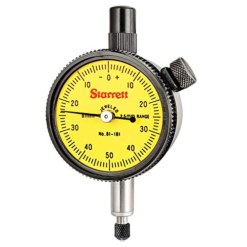 Indicador de esfera para control de tolerancias Starrett 81-181J-8 con lectura 0-50-0