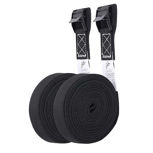 Holibanna Portable Car Luggage Bind Belt Heavy Duty Straps for Kayak Rack Trailer Tie Down Straps