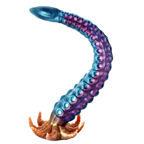 Image of Long Tentacle Dildo, 19 inch Realistic Anal Plug with Strong Suction Cup, Large AnalDildo for Deepest Sex, Soft Dildo Easy to Clean Big Dildos Adult Toys & Games