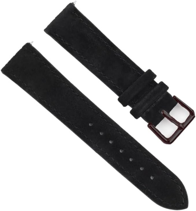 BOLEXA Weiches Wildleder-Uhrenarmband, 18 Mm, 19 Mm, 20 Mm, 22 Mm, 24