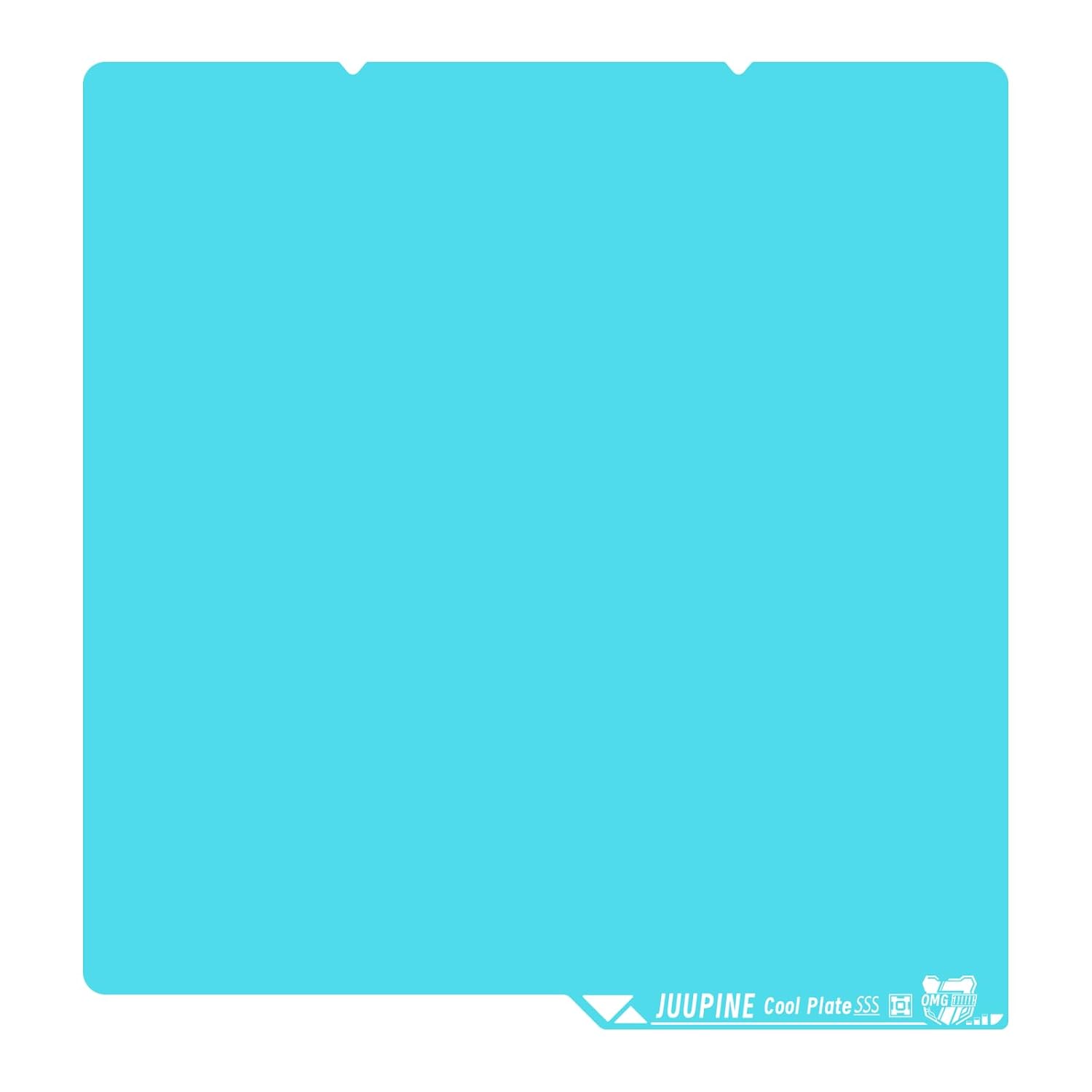 JUUPINE Kobra S1 printplatform voor 3D-printer, koude plaat, GECO-plaat, geen verwarming, 264 x 276 mm getextureerde koolstofplaat, warm bed, voor Anycubic Cobra S1/Kobra S1 Combo