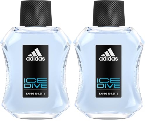 Immagine prodotto: Adidas - Eau de Toilette Ice Dive - Profumo Uomo Spray 100 ml (Confezione da 2)