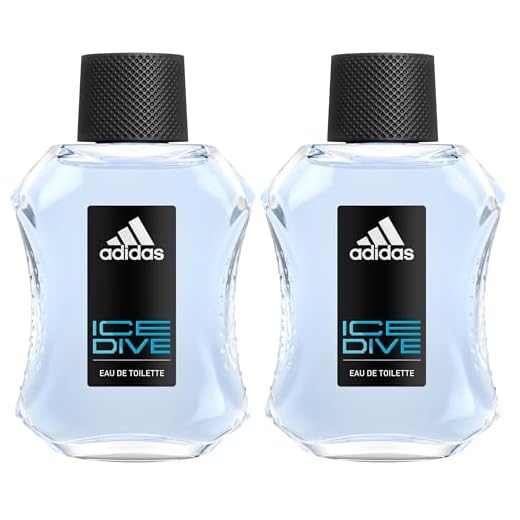 Adidas Eau De Toilette Ice Dive 100ml (Paquete de 2)