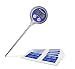 DeltaTrak 11070 FlashCheck Lollipop Thermometer Bundle, includes 11040 Auto-Cal Min/Max Lollipop Probe and Alcohol Pads
