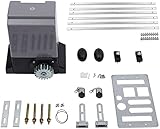 Schiebetorantrieb Set bis 1200 kg Torgewicht Elektrischer Schiebetorantrieb 550W Motor Torantrieb Set Tor Antrieb mit 2 Fernbedienungen und 6m Zahnstange