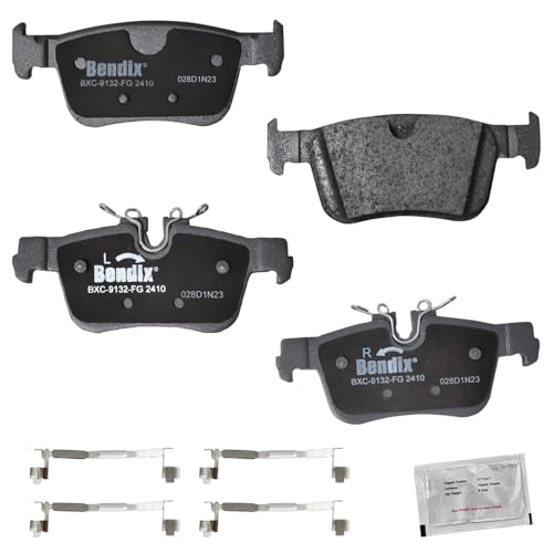 Image of Bendix Priority1 CFC2410 Ceramic Rear Brake Pads for Volvo S60 2023-2021, S90 2024-2022, V60 Cross Country 2023-2022, V90 Cross Country 2024-2022, XC60 2024-2022