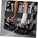 DEARMAMY Wheelchair Legband Oxford Cloth Straps Leg Straps for Wheelchair Comfortable Black Large