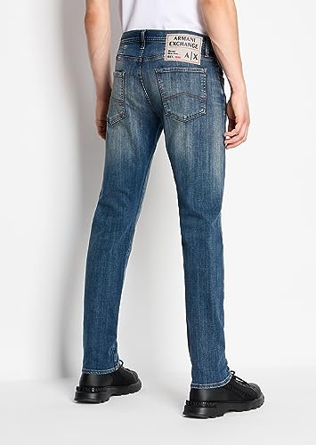 Armani Exchange Men's J10 Skinny Comfort Stretch Cotton Denim4