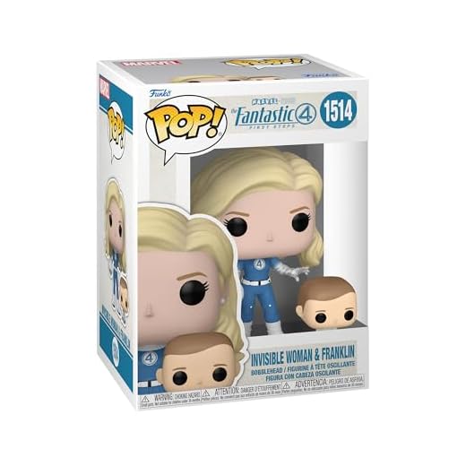 Funko Pop! & Buddy: Los 4 Fantásticos 2026 - Invisible Woman - Figura de Vinilo Coleccionable - Idea de Regalo - Mercancia Oficial - Juguetes para Niños y Adultos