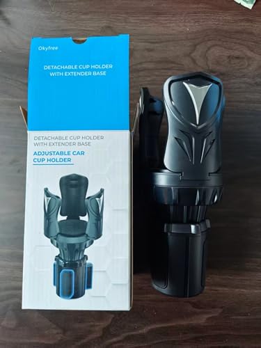 Adaptador Ajustable para Portavasos de Coche con Base Extensible miniatura 1