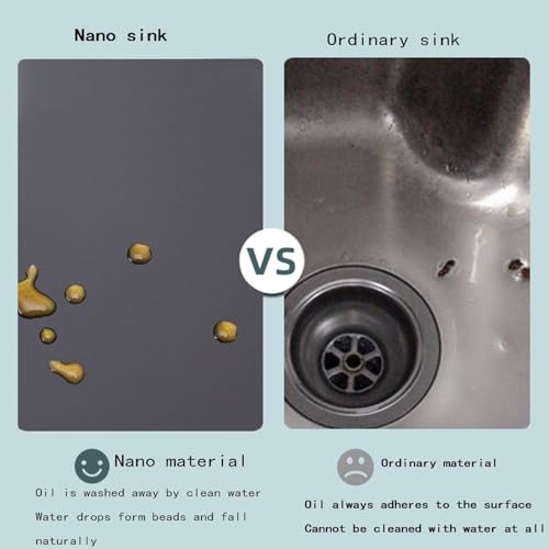 Évier de cuisine design angles arrondis et cuve facile à nettoyer