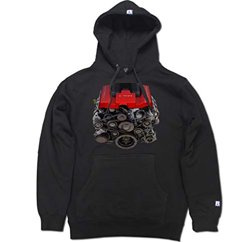 FTD Apparel R Built Men's ZL1 LSA Engine Pullover Hooded Sweater