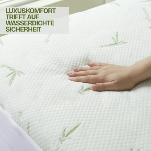 Wasserdicht Viskose Matratzenschoner 135x200x30 cm, Viscose Matratzenbezug – Ansicht 6