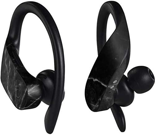 Skinit Decal Audio Skin Compatible with PowerBeats Pro - Black Marble Design