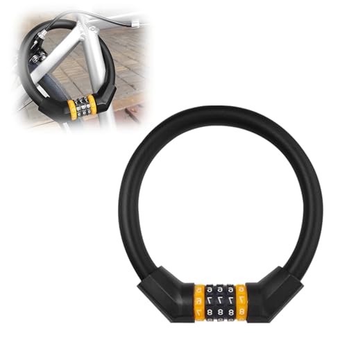 Round 5-Digit Combination Bike Lock