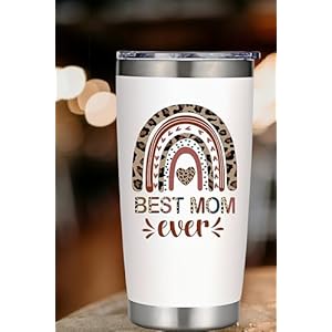 LiqCool Gifts for Mom - Christmas Day Gifts for Mom from Daughter Son, Unique Popular Birthday Mother's Day Gift Ideas for Wife, Best Mom Ever Tumbler Cup 20oz(White) LiqCool Gifts for Mom Christmas Day Gifts for Mom from Daughter Son Unique Popular Birthday Mothers Day Gift Ideas for Wife Best Mom Ever Tumbler Cup 20ozWhite