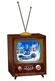MusicBox Kingdom 51013 TV Music Box Playing Christmas Carols, Small