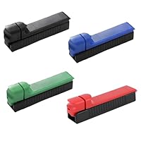 4 Stück Zigarettenstopfmaschine, Stopfmaschine für Zigaretten, Rot Schwarz Grün Blau, Tragbarkeit Zigaretten Stopfgerät Leichter Handhabung Passend für 8mm ZigarettenhüLsen Zuhause und Unterwegs