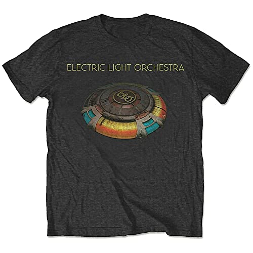 Electric Light Orchestra T Shirt Mr Blue Sky Black Mens Black(Medium)