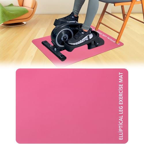 TOBWOLF Ellipse Exercise Mat for Mini Cycles & Ellipticals