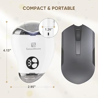 3-in-1 Electric Nail Clipper for Baby & Adults, USB Rechargeable Trimmer with LED Light, Polisher and Storage Container, Adjustable Speeds Nail Clipper for Kids, Seniors & Caregivers (Safe & Quiet)