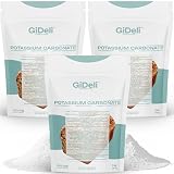 GiDeli Carbonate de potassium 15 kg - 3 sachets de 5 kg, K2CO3 E501...