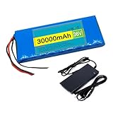 36 V 30 Ah 10S1P E-Bike-Akku für 750 W 500 W Elektrofahrrad, Scooter-Motor, Lithium-Ionen-Akku mit...