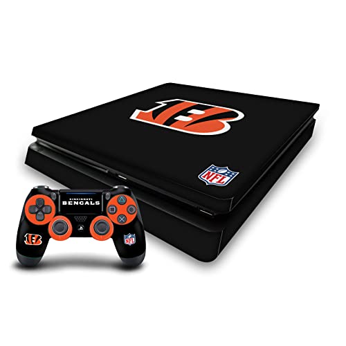 Autocollant de jeu NFL Cincinnati Bengals : le cadeau idéal pour joueur sur Sony PS4 Slim