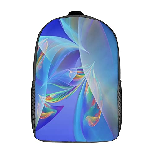 Sac à dos imprimé en 3D pour enfants grand cartable scolaire 17 pouces coloré