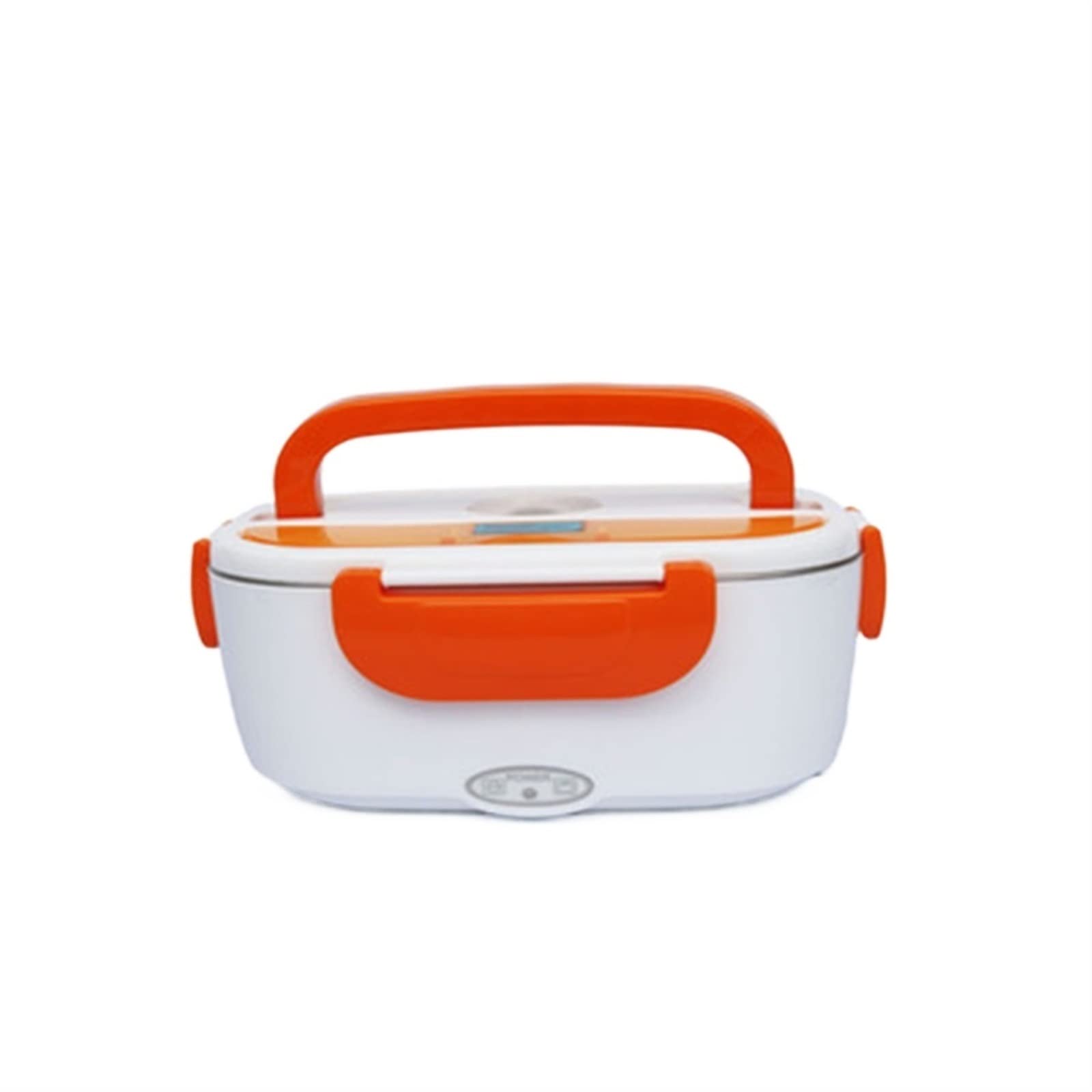 JINGYAN Boîte à bento Portable Electric Heated Lunch Box Bento Boxes Auto Car Food Rice Container Warmer for School Office Dinnerware(Orange)