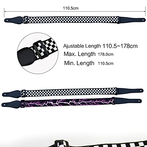 BFTGS Sangles Sangle De Guitare Classique/folk Sangle De Couleur/Polyester Sangle D’instrument De Musique (Color : C… - Les Beatles, Paul McCartney, John Lennon, RIngo Starr, George Harrison BFTGS Sangles Sangle De Guitare Classique/folk Sangle De Couleur/Polyester Sangle D'instrument De Musique (Color : C… – Image 4