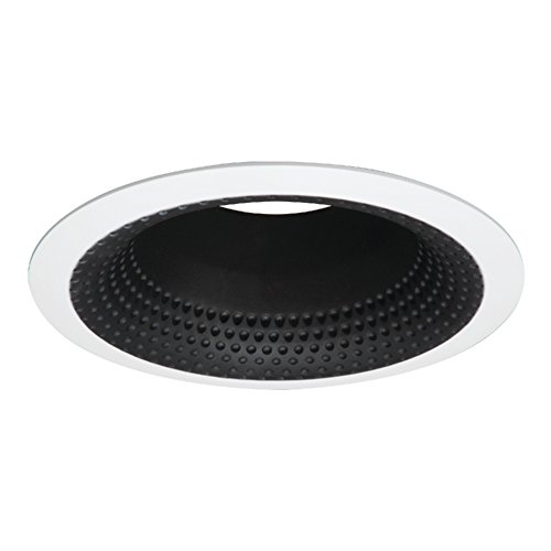 Halo re-5110bb 5110bb E26u00a0serie empotrable iluminación perftex cuadrícula con ribete de self reborde blanco anillo, 5,negro
