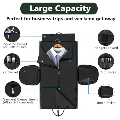 Bolsa esportiva conversível para viagem, bolsa de mão com bolsa de higiene pessoal, bolsa grande de