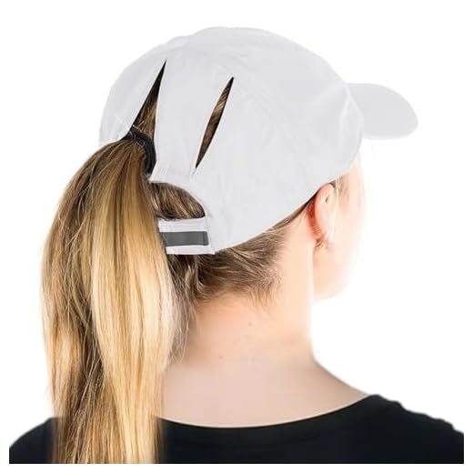 TOP-EX Womens High Ponytail Messy Bun Packable Unstructured Baseball Cap Running Hat XL XXL SPF UV Summer Golf Outdoor SPF 50 Extra Large Size 8 24" White