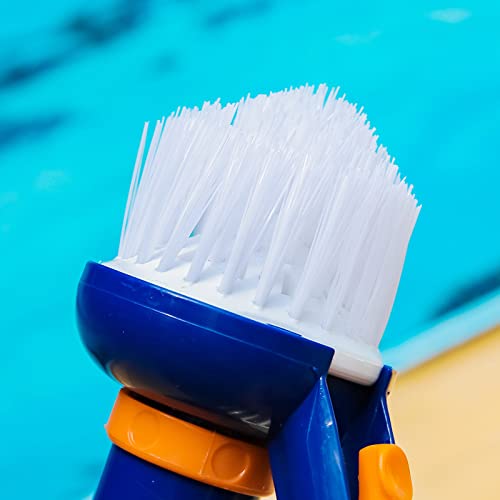 Hislaves Escova portátil compacta de plástico portátil escova prática para piscina inferior para esc