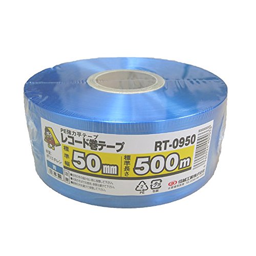 信越工業 結束紐 SKレコード巻テープ RT-0950 青 500m 30巻セット
