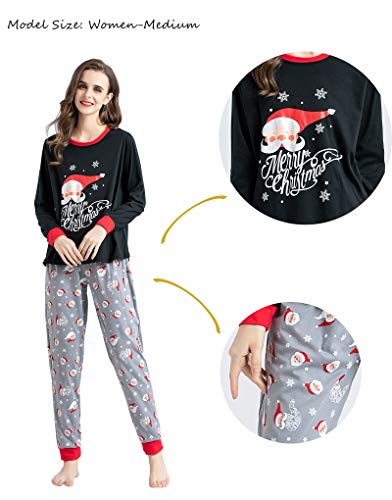 Vopmocld Family Matching Pajamas Christmas Holiday Santa Claus 2Pcs Pjs Set Snowman Xmas Sleepwears Santa Claus Mom-M #TOP3