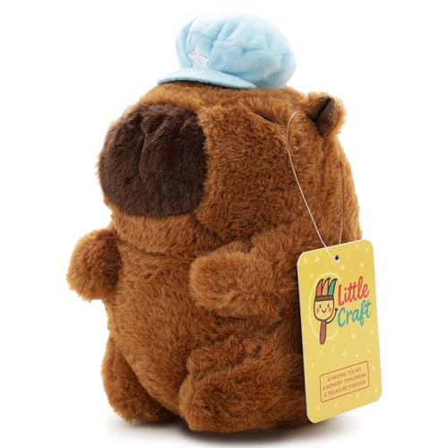 Image of Blue Capybara Soft Plush Toy for Kids Stuffed Soft Toy with Cute Hug-Friendly Plush for Babies, Toddlers & Children Safe, Lightweight & Easy to Clean (28CM)