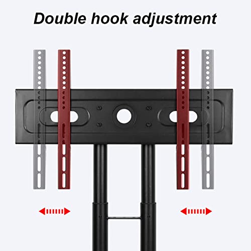 Soporte móvil para TV 32-70 pulg altura ajustable con ruedas miniatura 5