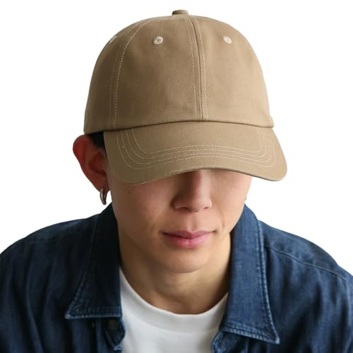 [VITAFELICE] ヴィータフェリーチェ コットン100％ シンプル キャップ レディース tgh-30067z (M, ベージュ)