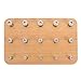 Healeved Hand Rehabilitation Board 9.44X6.10 Inch Wooden Finger Exercise Peg Board for Hand Eye Coordination Training and Occupational Therapy Supplies