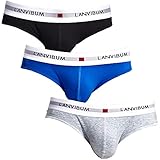 メンズ パンツ ブリーフ 超長綿 3枚セット ビキニブリーフ 男性用 下着 立体構造 通気性 前閉じ 無地 アンダーウェア