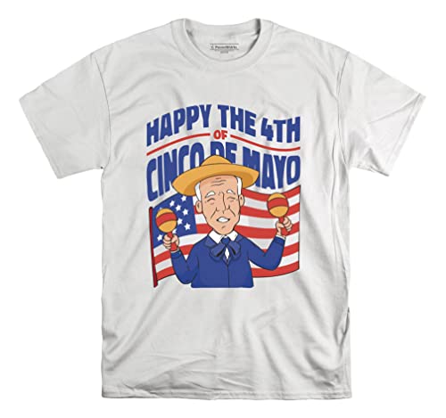 T-shirt parodie Biden idéal pour un barbecue du 4th of July ou une fête Cinco