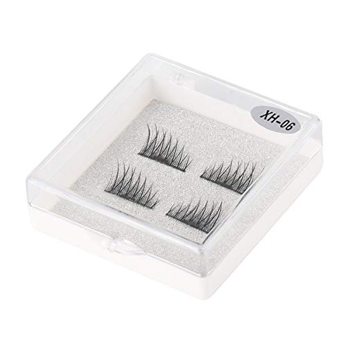 Preisvergleich Produktbild Cosye Handgefertigte 3D Single Magnetic False Wimpern Handmade Fake Lashes Extension Wiederverwendbar Einfach anzuwenden Ultra Thin Soft Comfortable